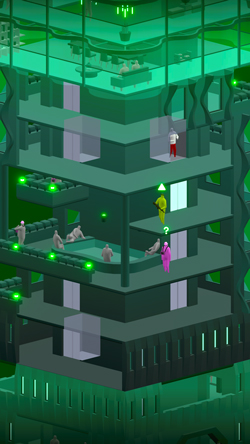 A screenshot of the mobile game Going Up.